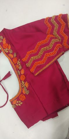 Bridal blouse designs Beads Work Blouse, Tandoori Recipes, Phone Pic, Maggam Blouses, Blouse Designs High Neck, Saree Blouse Styles, Blouse Designs Catalogue, Blouse Stitching