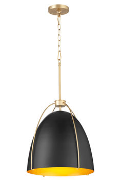 The image shows a modern and stylish pendant light.