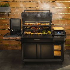 Traeger Timberline XL | Williams Sonoma Wood Pellet Grills, Pellet Grills, Wood Pellet, Traeger Grill, Grilling Tips, Outdoor Pizza, Grill Grates, Course Meal, Wood Pellets