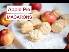 there are many different types of apples and macarons