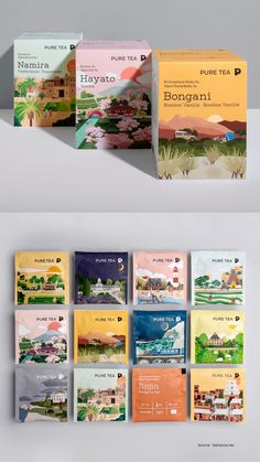 Sustainable tea packaging design ideas Tea Box Design, Luxury Box Design, Packet Design, Packaging Design Ideas, Product Packaging Design, Desain Ui