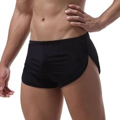 Season:Summer; Fabric:Ice Silk; Look After Me:Washable,Wet and Dry; Gender:Men's; What's in the box:Shorts; Activity:Marathon,Exercise,Gym Workout,Fitness,Running; Clothing Type:Bottoms; Quantity:1pc; Elasticity:Stretchy; Occasion:Athleisure,Athletic; Age Group:Adults; Function:Soft,Breathable,Quick Dry; Pattern:Solid Colored; Sports Clothing Sub Category:Marathon One-third Shorts,Running Shorts; EU Size:null; UK Size:null; US Size:null; Waistline: Cheap Running Shorts, Fitness Studio Training, Casual Activewear, Running Shorts Men, Fitness Gym Workout, Mens Swim Shorts, Summer Workout, Running Shirts, Gym Shorts