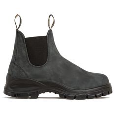 Unisex 2238 Lug Series - Rustic Black - DNA Footwear Rugged Black Chelsea Boots For Outdoor, Casual Boots For Outdoor Activities, Rugged Black Walking Boots, Black Chelsea Boots With Reinforced Toe For Outdoor, Classic Sturdy Waterproof Boots For Outdoor, Sturdy High-top Boots For Outdoor Work, Casual Sturdy Waterproof Boots With Round Toe, Classic Sturdy Outdoor Boots, Lug Boots