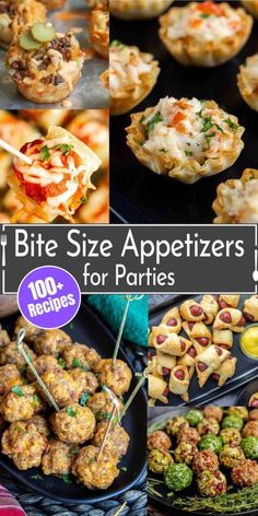 bite size appetizers for parties