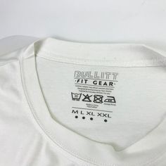 a white t - shirt with the words bull lite fit gear printed on it