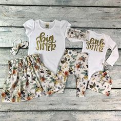 Composición principal del tejido: algodón. Matching Sister Outfits, Big Sister Little Sister, Matching Sisters, Mommy Outfits, Twin Outfits, Kids Party Dresses, Sister Outfits, Coming Home Outfit