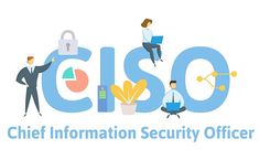 the ciso logo with people working on computers and other things in front of it