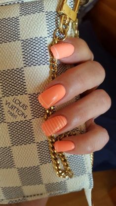 Summer 2024 Coral Nails: Bright Designs, From Neon Pink to Turquoise Coral Nail Designs, Simple French Tips, Coral Nail, Nails Bright, Denim Clothes, Coral Nails, Jewelry Organizer Diy, Nail Fashion