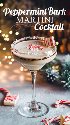 "Indulge in the festive flavors of the season with this delightful  Peppermint Bark Martini cocktail recipe! Perfect for winter gatherings,  this Peppermint Martini combines refreshing peppermint vodka and rich  chocolate vodka, creating a delicious peppermint cocktail that’s sure to  impress. With a splash of white chocolate liqueur, this winter martini is a sweet treat that captures the essence of peppermint bark. Cheers to a cozy holiday season with this irresistible Peppermint Bark Martini!" Peppermint Bark Martini Recipe, Peppermint Martini Vodka, Reindeer Shots, Peppermint Snapps Cocktails, Peppermint Baileys Christmas Cocktail, White Chocolate Peppermint Martini, Peppermint Holiday Cocktails, Peppermint Vodka Cocktails, Peppermint Bark Rumchata Recipes