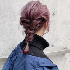 Hair Arrange, Hair Dye Colors, Hair Reference, Face Hair, Aesthetic Hair, Hair Dos, Pretty Hairstyles, Pink Hair, Hair Looks