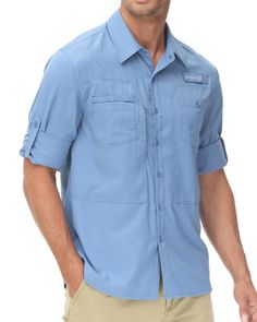 PRICES MAY VARY. UPF 50+ UV Protection: Mens long sleeve button-down fishing shirts built-in upf 50+ protection can block UVA and UVB rays to help prevent sunburns and long-term skin damage in the sun. Lightweight & Quick Dry: Mens Hiking shirts is made of lightweight & quick dry & water-resistant fabric, back mesh-lined vents provide optimal airflow, keep you cool dry and comfortable. Utility Pockets: One zipper pocket safely holds valuables and cell phones during outdoor. One button chest pock Hiking Shirts Women, Summer Wear Men, Shirt With Zipper, Long Sleeve Swim Shirt, Mens Hiking, Mens Fishing Shirts, Utility Pockets, Hiking Shirts, Swim Shirts