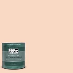 the behr paint is light green with white trim