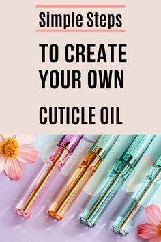 Say hello to healthy nails with our DIY cuticle oil recipes. Click through to nailhow.com for easy instructions and tips. Diy Cuticle Oil Recipes, Healthy Cuticles, Silk Wrap Nails, Cuticle Oil Pen, Small Glass Bottles, Nail Prices, Oil Pen, Diy Recipe, Nail Oil