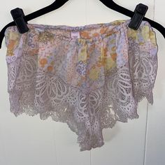 Never Worn, The Bottom Part Is Delicate Lace. It Is Designed To Show Some Cheeks In The Back! Sleep Shorts, Bras And Panties, Sleep Comfortably, Orange White, Color Orange, Women's Intimates, Victoria's Secret, Pajamas, Sleep