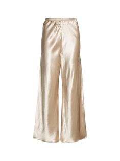 The Arthur Satin Pants by Interior have a slinky, satin design and feature a relaxed, wide leg silhouette. The pants have a comfortable elastic waist and fall to an ankle-length hem. [tab] Composition: 100% Viscose Size and Fit: Runs True to Size Care Instructions: Dry Clean Only Origin: Imported SKU: INT49R114 Questions about size, fit, or how to style? The KZ team is here to help you look and feel your best! Chat with our stylists via the icon below. Satin Design, Sass And Bide, Gold Pants, Clothes Sewing, Satin Pants, Pull On Pants, How To Style, Ankle Length, Design Details