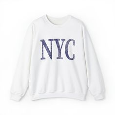 NYC Sweatshirt, New York City Shirt, NYC Gifts, New York Shirt, New York City Pride, New York Crewneck, NY Pullover - Etsy White Distressed Casual Sweatshirt, Nyc Sweatshirt, New York Crewneck, New York Shirt, York City, New York City, San Francisco, Crew Neck Sweatshirt, Crew Neck