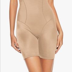 Brand New Without Tags! Never Used! Feel Confident And Comfortable In Any Outfit With This One-Piece High Waist Thigh Slimming Shape Wear. Color Is Nude. Women's Size L Features: - Tummy & Thigh Targeting Body Shaping - Ultra-Firm Control - Comfy, Smooth Fabric - Clothes Glad Over - No-Show, No Lines - Cool Comfort Fabric Materials: Body: 61% Nylon, 39% Spandex Gusset Lining" 100% Cotton Measurements: Waist: 12" Hip" 15" Length: 22" Style Tags: Control, Date Night, Wedding, Back Smoothing, Tummy Thigh Slimmer, Waist Shapewear, Shapewear Bodysuit, Hardware Tools, Form Fitting Dress, Under Dress, Women's Shapewear, Body Shapers, Slim Waist