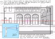 an architectural drawing shows the front and side of a building