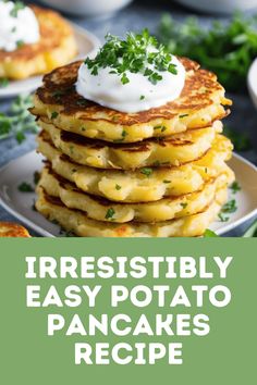 Crispy & Healthy Potato Pancakes Made Simple Easy Potato Pancake Recipe, Homemade Potato Pancakes, Potato Pancake Recipe, Potato Pancakes Easy, Crispy Potato Pancakes, Potatoe Pancake Recipe, Potato Pancake, Healthy Potato, Healthy Potatoes