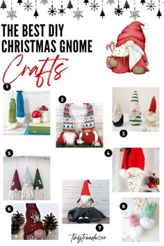 the best diy christmas gnome crafts