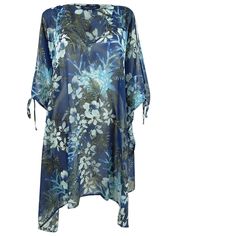 Mid-Thigh Length Style: Cover-Up Size Type: Regular 100% Polyester Hand Wash 3/4 Sleeve Blue Floral Print V-neck Cover-up, Blue V-neck Cover-up With Floral Print, Blue V-neck Floral Print Cover-up, Blue Floral Print Beach Cover-up, Blue Floral Print Cover-up, Kaftan Top, Swim Cover, Tommy Hilfiger Women, Swim Top