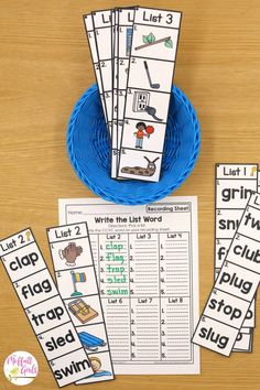 this is an image of printable worksheets for beginning and ending sound words