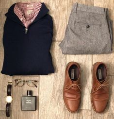 OutfitoftheDay on Instagram: “Wednesday #ootd #outfitgrid #mensfashion #menstyle #menswear #flatlay #gap #jcrew #jcrewmens #jcrewstyle #stevemadden #orientwatch…” Menswear Flatlay, Clothing Flatlay, Clothes For Men Over 50, Mens Outdoor Fashion, Sweater Outfits Men, Indian Men Fashion