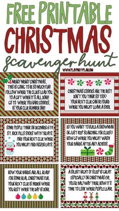 christmas printables with the words, free printable christmas sayings and pictures