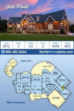 the floor plan for this luxury home