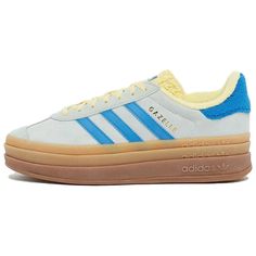 adidas originals Gazelle Skateboarding Shoes Unisex | POIZON Adidas Gazelle Colors, Gazelle Bold Shoes, Adidas Gazelle Bold, Gazelle Bold, Yellow Adidas, Bold Shoes, Adidas Originals Gazelle, Skateboarding Shoes, Shoe Wishlist