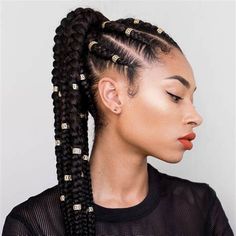 Cornrows Hairstyles Ponytail. There are any references about Cornrows Hairstyles Ponytail in here. you can look below. I hope this article about Cornrows Hairstyles Ponytail can be useful for you. Please remember that this article is for reference purposes only. #cornrows #hairstyles #ponytail Diy Hairdo, Feed In Braids Ponytail, African Braids Hairstyles Pictures, Feed In Ponytail, Trendy We Fryzurach, Cornrow Ponytail, Mani Nails, Braids Summer, Biracial Hair