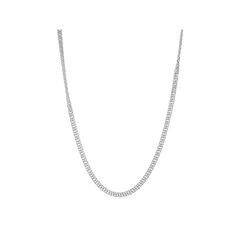 Eye-catching and stylish, this Giorgio di Vicenza sterling silver plated curb chain necklace will be an everyday favorite. Eye-catching and stylish, this Giorgio di Vicenza sterling silver plated curb chain necklace will be an everyday favorite.Click on this JEWELRY & WATCHES GUIDE to learn about fit, styles, materials and more! Nickel free Metal: sterling silver Chain width: 3.8 mm Packaging: velvety pouch Plating: 14k gold Finish: polished Chain type: curb Size: 20". Color: White. Gender: female. Age Group: adult. Curb Chain Necklace, Sterling Silver Mens, Curb Chain, Silver Man, Sterling Silver Chain, Sterling Silver Chains, Gold Finish, Size 20, Gender Female