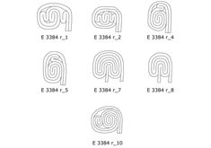 the instructions for how to draw letters and numbers