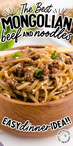 the best beef and noodles easy dinner idea