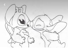 a drawing of two cartoon characters with one holding the other's head and another looking at