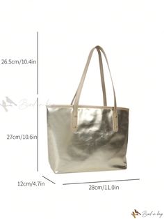 Bird in Bag - Stylish and Versatile Solid Color Tote Bag with Adjustable Shoulder Strap Gold Bucket Shoulder Bag For Travel, Large Capacity Gold Travel Bag, Gold Square Shoulder Bag For Travel, Gold Square Travel Bag, Square Gold Travel Bag, Gold Tote Bag For Travel, Versatile Gold Tote Bag, Gold Square Shopping Bag, Large Capacity Gold Bags For Everyday Use