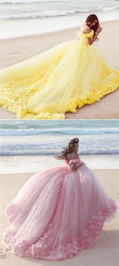 Flowers wedding dresses