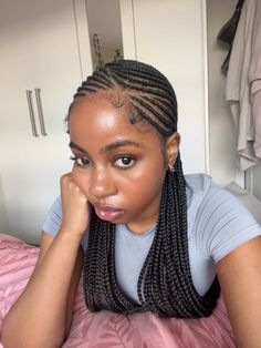 Cornrows With Designs Black Women, 4c Cornrows, Alicia Keys Fulani Braids, Natural Hair Plaits, Cornrows Braids Natural Hair, Fulani Braids On Natural Hair, Fulani Braids Natural Hair, Cornrow Styles For Black Women, Braids Fulani