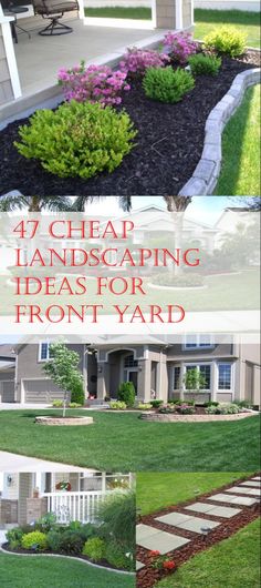 landscaping ideas for front yard that are easy and cheap