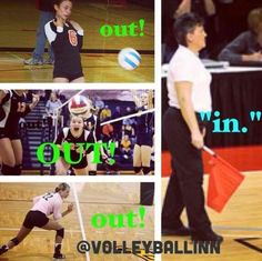 the volleyball team is competing with each other on the court, and they are going to win