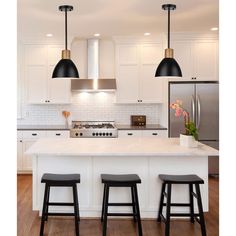 Alohilani 1 - Light Black Single Pendant Best Kitchen Lighting, Kitchen Lighting Design, Craftsman Kitchen, L Shaped Kitchen, Kitchen Lighting Fixtures, Family Handyman, Maximize Space, Kitchen Pantry, Custom Cabinets