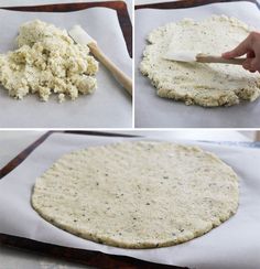 the process of making homemade pizza dough