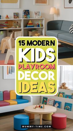 modern kids's playroom decor ideas