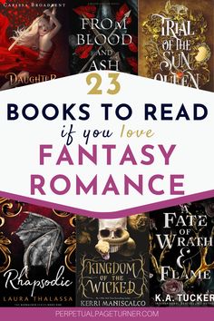 collage of book covers with text overlay that says "23 books to read if you love fantasy romance Books Similar To Acotar, 2024 Books To Read, Romantasy Book Aesthetic, Best Fantasy Romance Books, Acotar Books, Romantasy Books