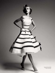 1950 Frida Gustavsson, Historic Fashion, Patrick Demarchelier, Dior Vintage, Dior Haute Couture, 50 Style