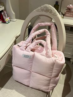 My Mum Made It Bag Pink, Mu Mum Made It Bag, My Mum Made It Aesthetic, My Mum Made It Bag, Puffer Tote Bag, My Mum Made It, The Cardigans, Pink Pilates, Pilates Princess