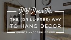 the drill free way to hang decor on the wall in your home is easy and fun