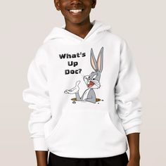 LOONEY TUNES(tm) | Check out this BUGS BUNNY(tm) Rabbit Hole artwork! Click the customize button to begin personlizing your very own LOONEY TUNES(tm) merchandise! Whats Up Doc Bugs Bunny, Whats Up Doc, What's Up Doc, Disney Princess Cartoons, Christmas Merchandise, Bunny Hoodie, Stylish Hoodies, Rabbit Cartoon, Rabbit Hole