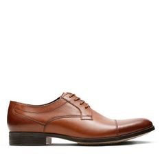 Atticus Cap Dark Brown Leather - Mens Shoes - Clarks® Shoes Official Site | Clarks Mens Smart Casual Shoes, Footwear Sandals, Men's Clarks, Trendy Sandals, Black Dress Shoes, Casual Trainers, Latest Shoe Trends, Leather Socks, Atticus