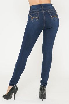 These ultra-skinny jeans are super soft and are very flattering. They have the perfect amount of distressing that's great for any age!! Wear them rolled up and with your favorite sneaker for a more casual vibe. Want to dress them up? Throw on your favorite sweater or dressy top and grab your favorite shoe and your good to go for a night on the town. The model is wearing a size 5 with a 25" waist. COTTON 70%, POLYESTER 26%, SPANDEX 4% Please check your measurements before you purchase. The waist Casual Distressed Fitted Jeggings, Casual Fitted Distressed Jeggings, Casual Fitted Jeggings With Frayed Hem, Casual Ripped Straight Leg Jeggings, Casual Jeggings With Frayed Hem, Casual Straight Leg Ripped Jeggings, Casual Stretch Ripped Jeggings, Casual Ripped Fitted Jeggings, Favorite Sweater